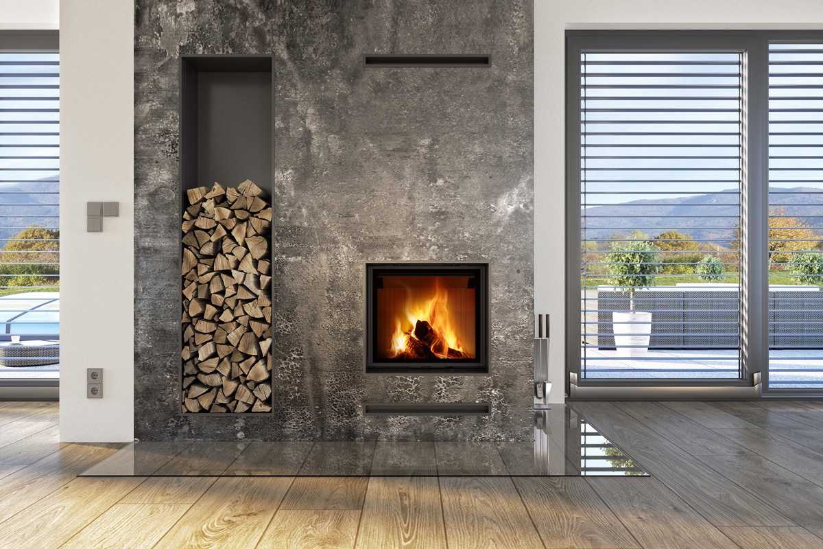 IMPRESSION 2g 67.60.01 - каминная топка, двойное остекление