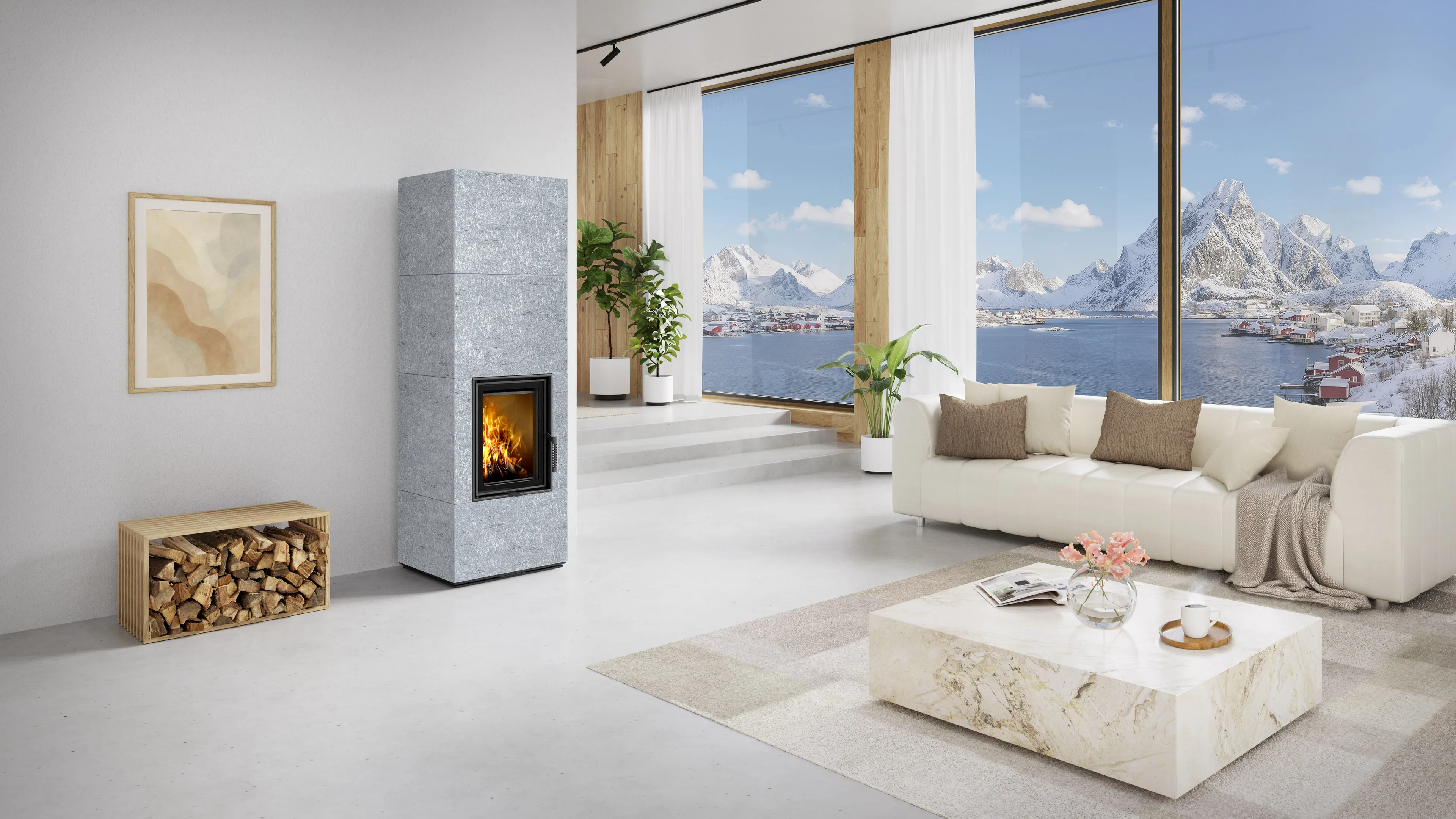 NORDAC камень - аккумуляционная печь Romotop